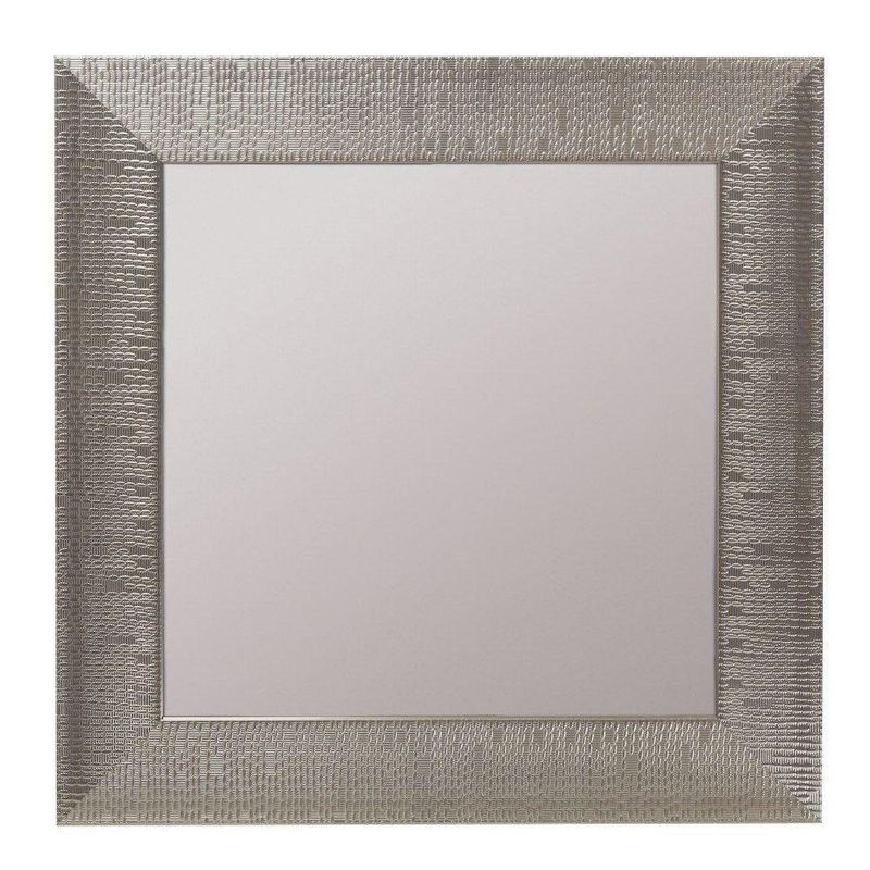Espejo Cuadrado 16X16Plg Dorado - Viva