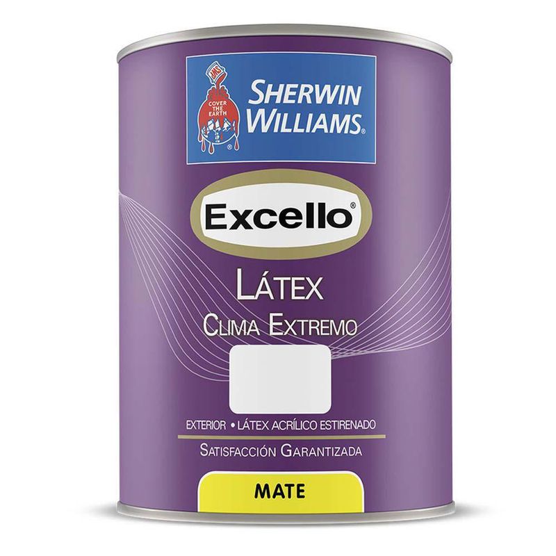 Excello Látex Clima Extremo Mate Blanco 1 Gal - Sherwin Williams