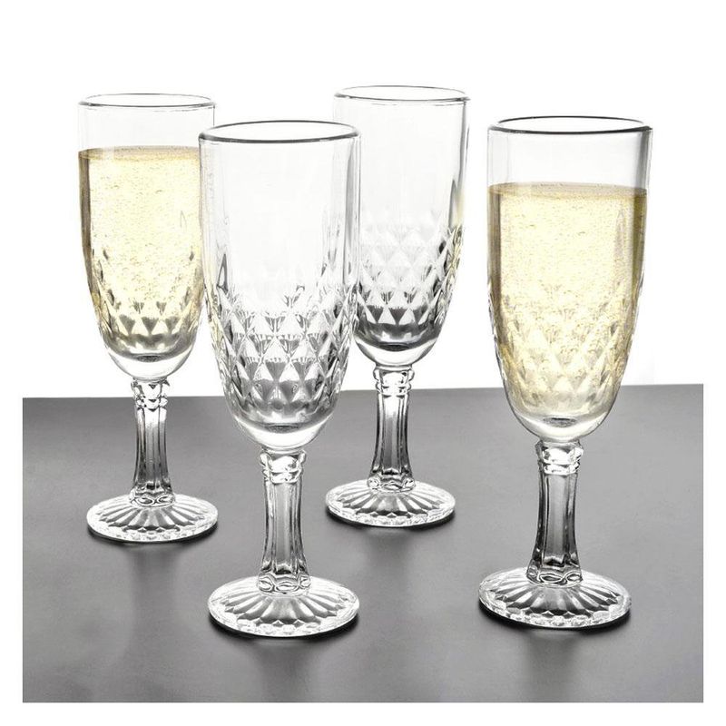 Set 4 Copas Champagne 6 Oz Royal - Toscana