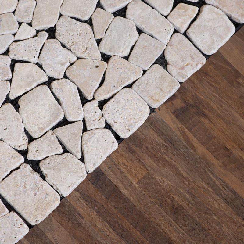 Alfombra Armable Diseño Piedra Pequeña