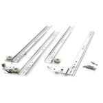 Riel De Cojinete Gris De 50 Cm Kv - Knape & Vogt