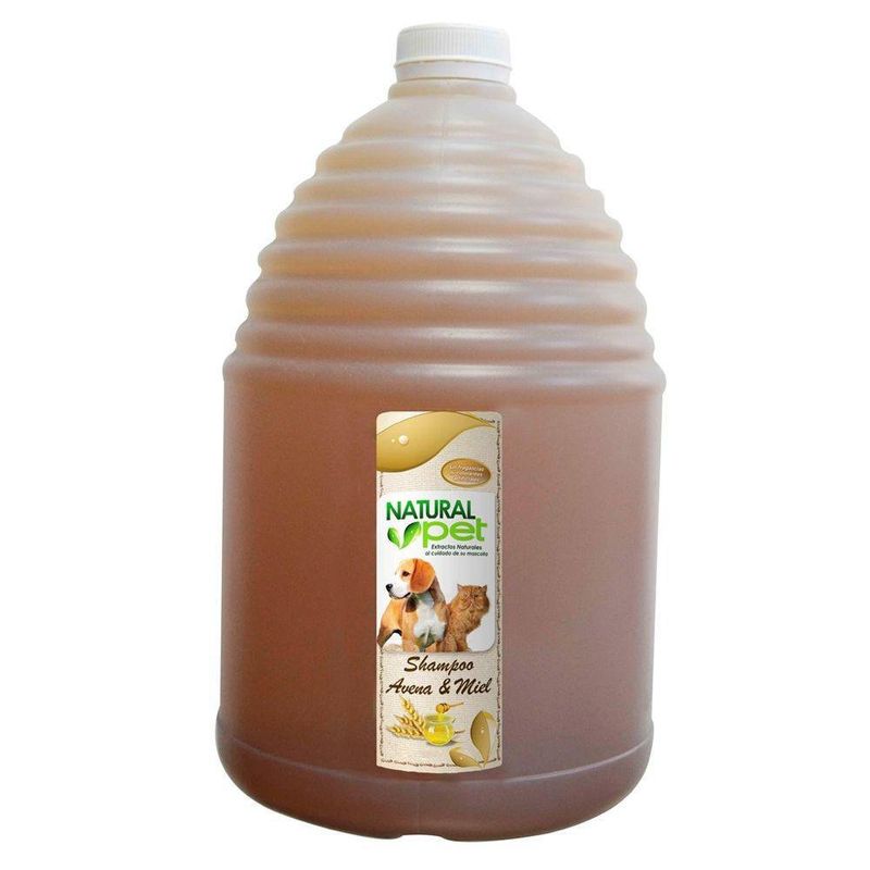 Shampoo Para Perro Avena Y Miel 1 Galon - Natural Pet