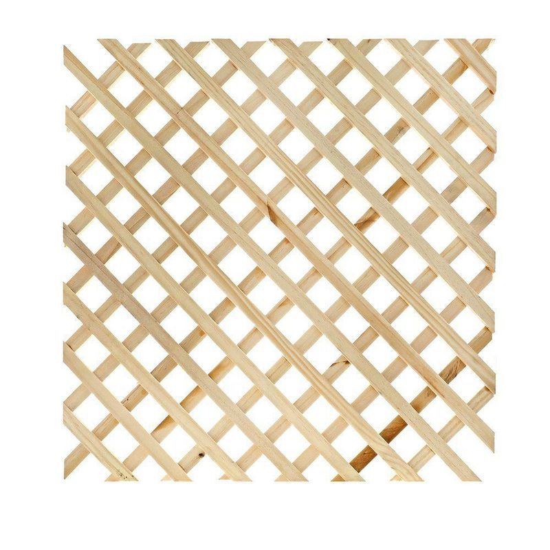 Celosía Madera Natural 2 Pies X 24 Plg