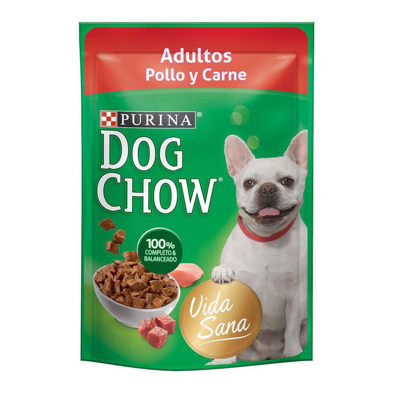 Sobre De Comida Para Perro Adulto Sabor Carne Y Pollo 100 G - Dog Chow