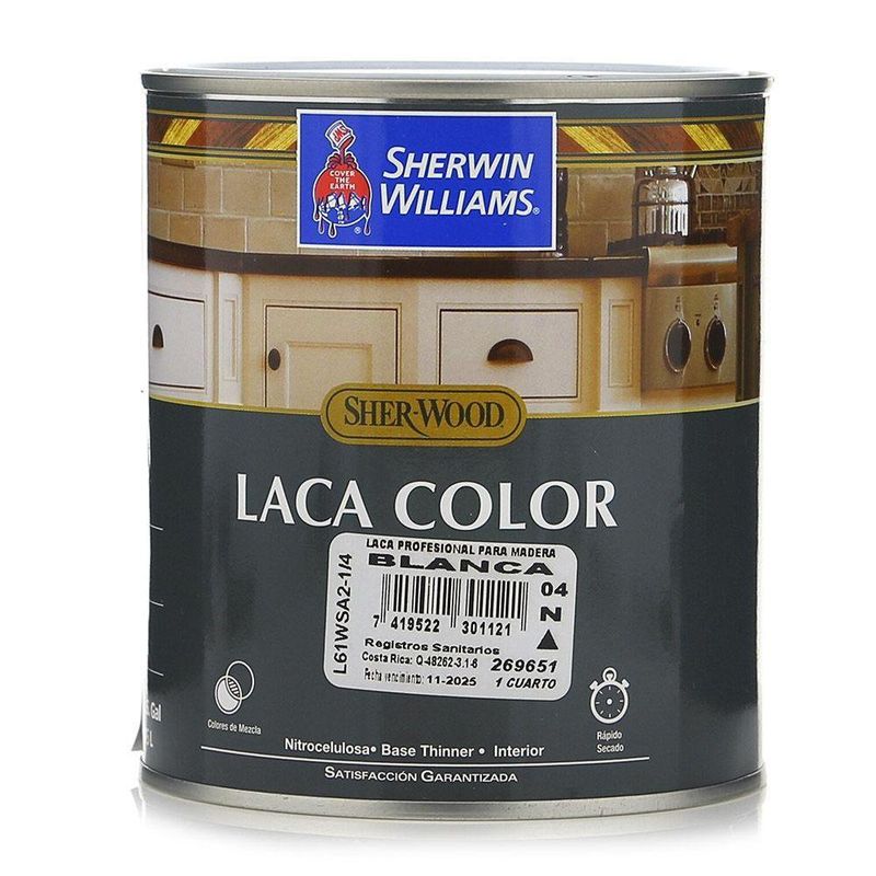 Laca Industrial Blanco 1/4 - Sherwin Williams