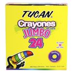Crayón De Cera Jumbo 24 Colores - Tucan