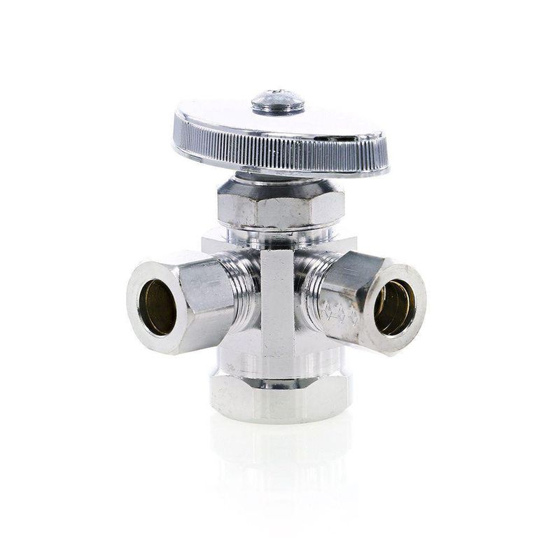 Llave Doble 1/2 Plg - 3/8 Plg - Brass Craft