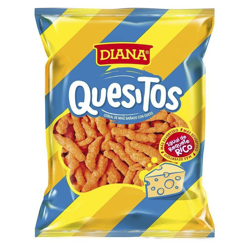 Bolsa De Boquitas Quesitos Con Queso - Diana