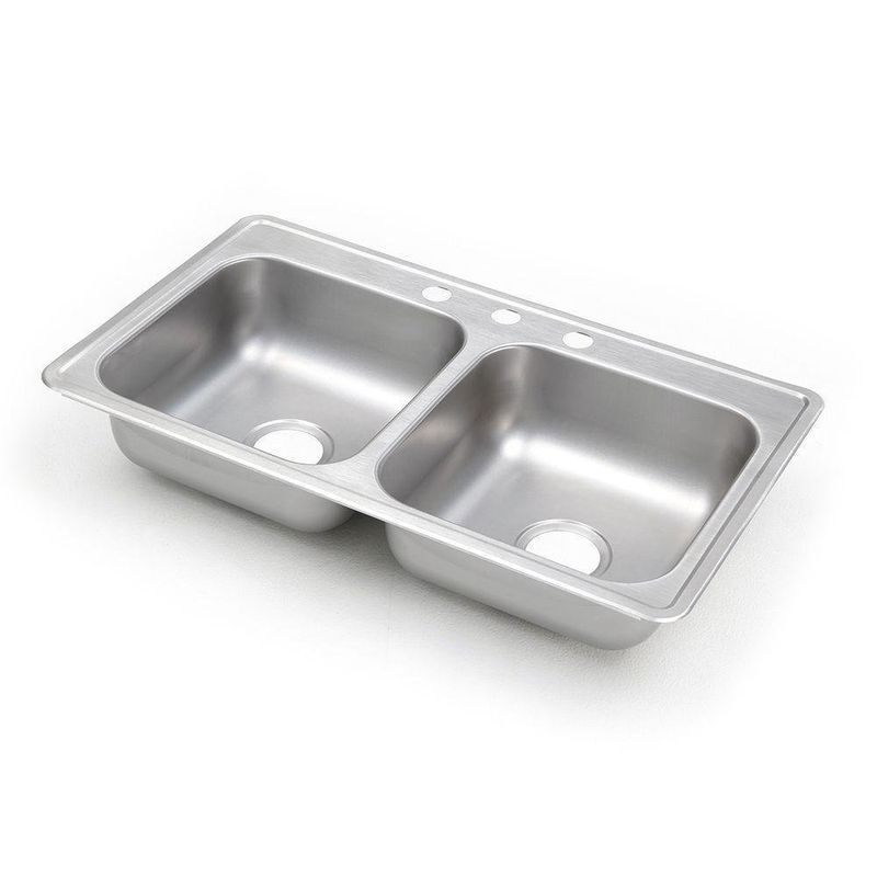 LAVAPLATOS STRATTA 2C 34, PERFECTA, DE SOBREPONER, EN ACERO INOX., 120x50 CM