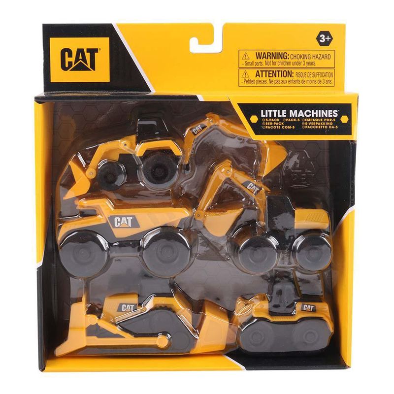 Set de Máquinas De Construcción 5 Pzas - Cat