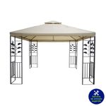 Toldo Columnas Hojas Beige - Solaris