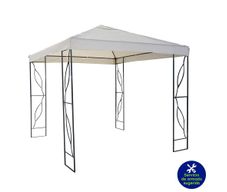 Toldo Metálico De Exterior Beige 2.5X2.5 M - Z