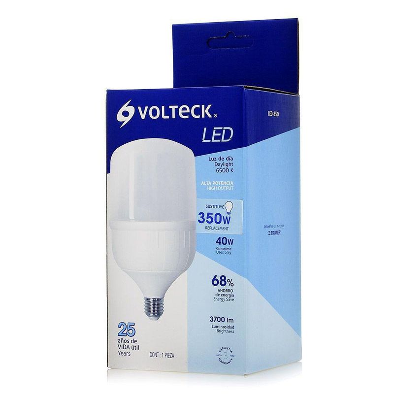 Bombilla Led De Alta Potencia Luz De Día De 40 W - Volteck