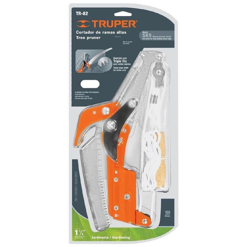 Sierra Cortador De Rama Alta De 14 Plg - Truper