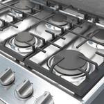 Estufa A Gas De 6 Hornillas Con Encendido Eléctrico 30 Plg - Whirlpool