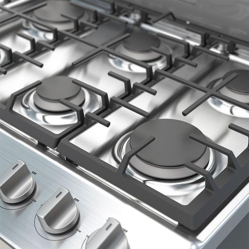 Estufa A Gas De 6 Hornillas Con Encendido Eléctrico 30 Plg - Whirlpool