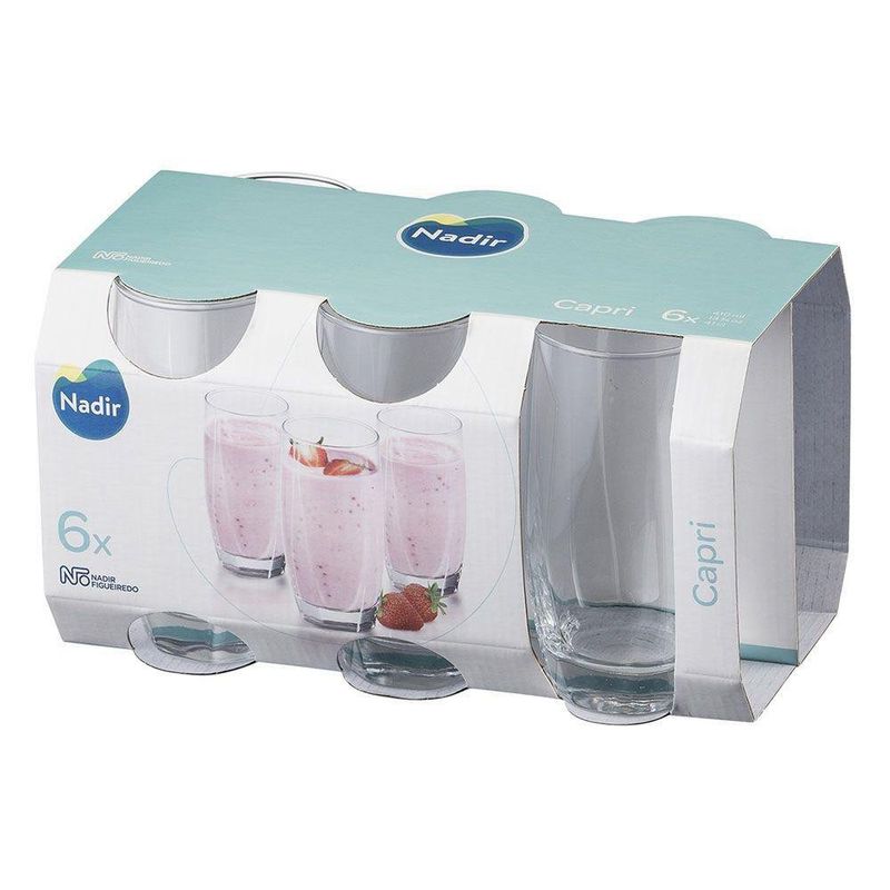 Set 6 Vasos Capri 13.86 Oz - Nadir