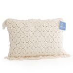 Cojin De Macrame Flores