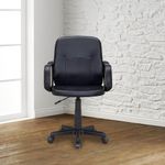 Silla Negra De Altura Ajustable Para Oficina - Z