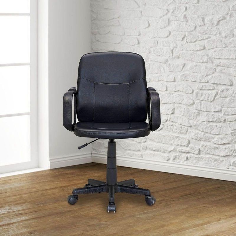 Silla Negra De Altura Ajustable Para Oficina - Z