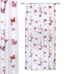 Cortinas Seda Mariposas Rosa 140X240 Cm - Koala