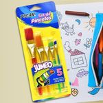 Pincel Mixto Transparente Jumbo 5 Uni - Tucan