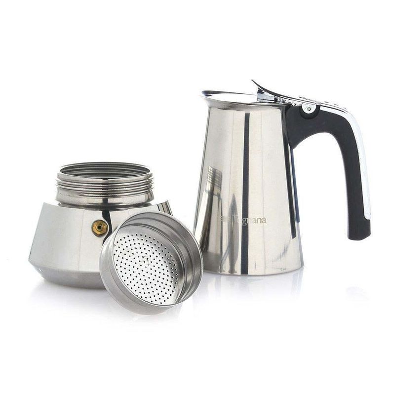 Cafetera Riflex Acero Inoxidable 6 Tazas - Tognana