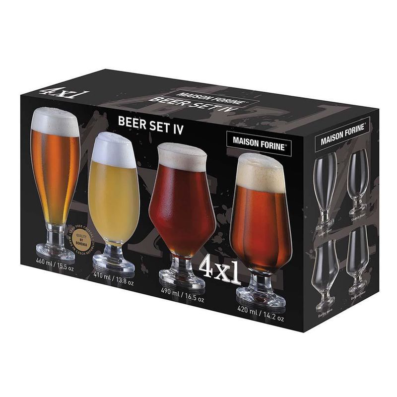 Set De 4 Vasos Cerveceros - Maison Forine