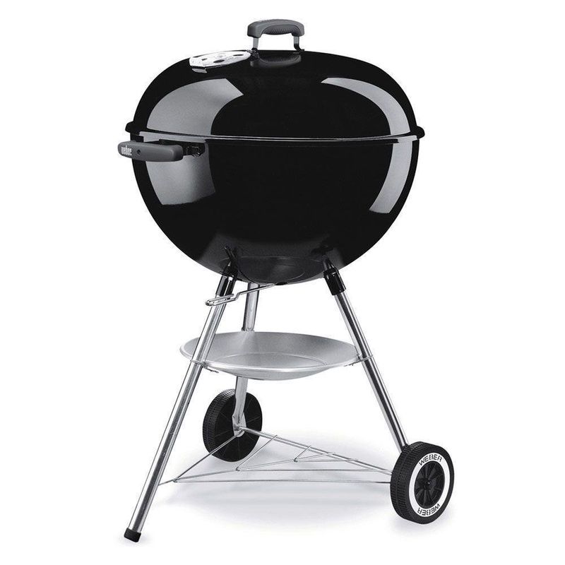 Churrasquera A Carbón Redonda Con Ruedas Kettle 22 Plg - Weber