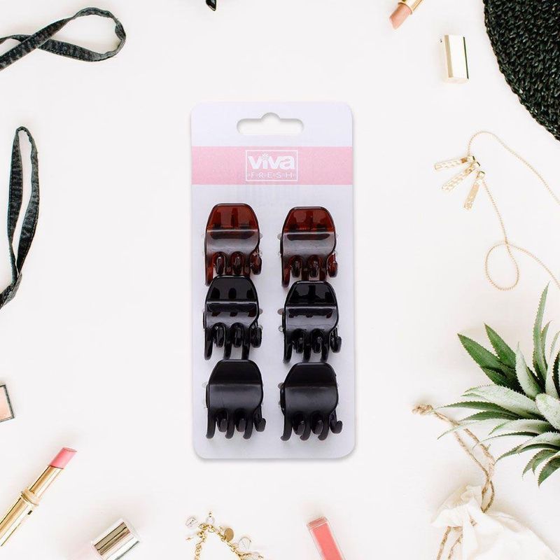 Set 6 Pzs Ganchos Para El Cabello Small