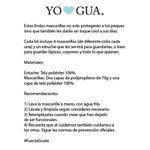 Set Estuche Y 4 Mascarillas Para Niña (4-7 Años) - Yo Amo Gua