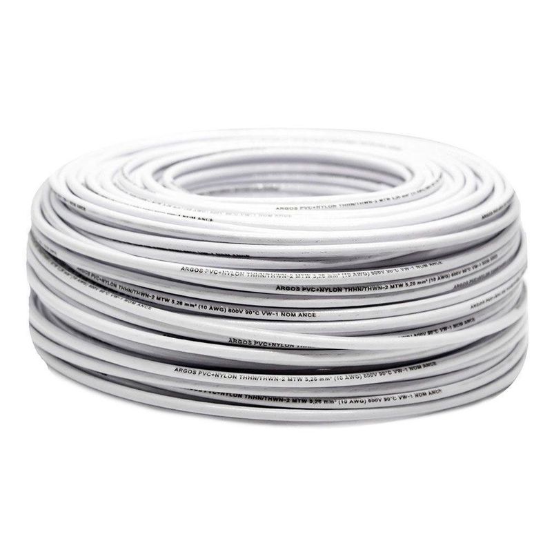 Cable Thhn De 10 Awg Blanco - Argos