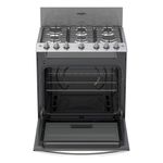 Estufa A Gas Con Horno Gris 30 Plg - Whirlpool