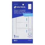 Interruptor Triple de 3 Vías Blanco Oslo - Volteck