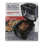 Freidora De Aire De 5.7 L Negra 1500 W - Black & Decker - Cemaco