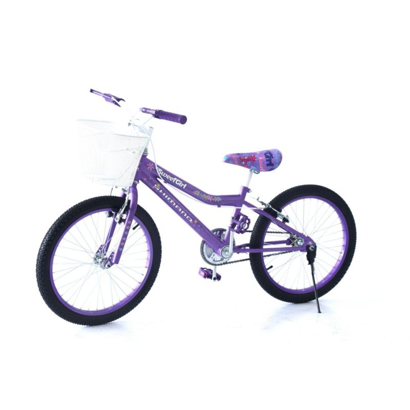 Heart Bike Bicicleta niña 20 Pulgadas, Casete Shimano Tourney 6 velocidades  y Manillar Revoshift, reflectores, Timbre