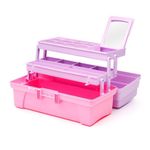 Caja Infantil Multiusos Rosado Y Morado