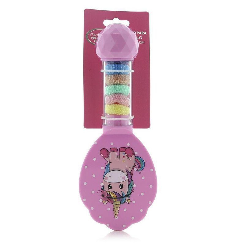 Cepillo Para Cabello Unicornio + Cintas - Koala
