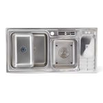 Lavaplatos 2 Fosas Der 90X45Cm Prymium