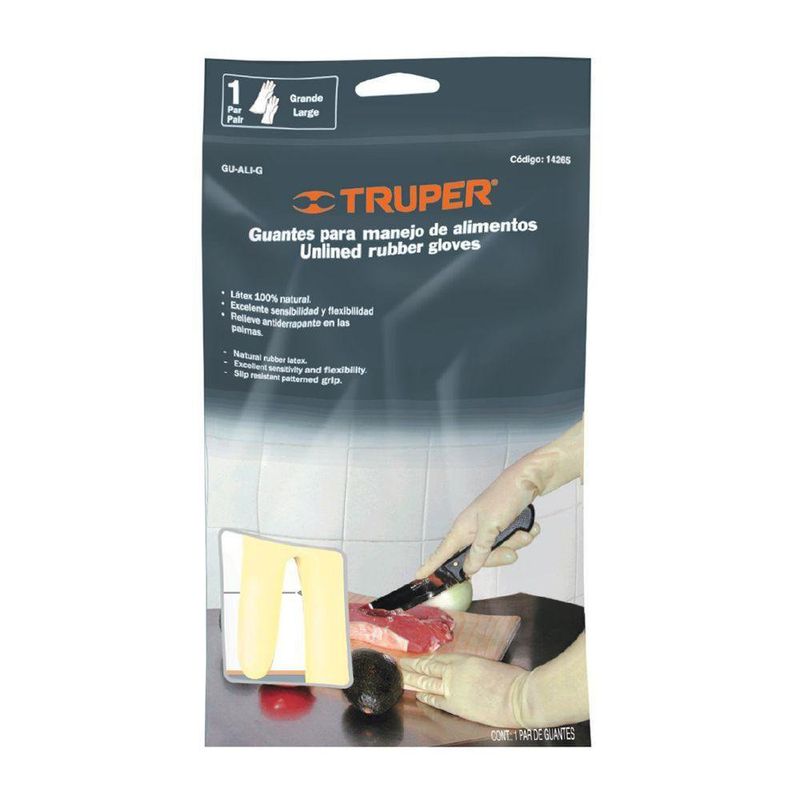 Guantes Para Manejo De Alimentos Talla L 1 Par - Truper