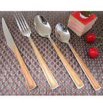 Set Cubiertos De Acero Inoxidable 16 Pz - Toscana