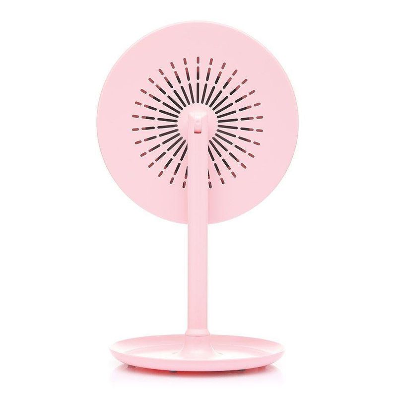 Espejo Giratorio Con Luz Led Y Ventilador - Viva