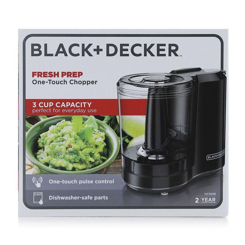 Procesador De 3 Tazas Negro - Black & Decker