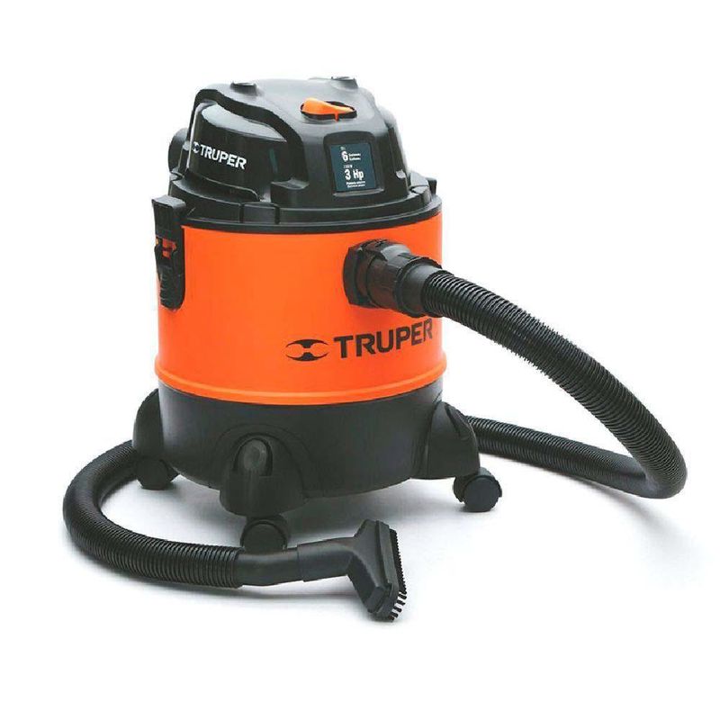 Aspiradora de sólidos y líquidos Truper ASP-06 23L naranja y negra