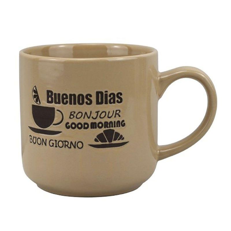 Taza Buenos Dias 14Oz Varios Colores