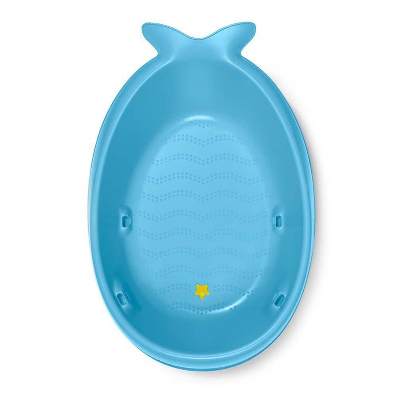 Cojín de baño Moby para lavabo de Skip Hop azul medio liso - Skip Hop