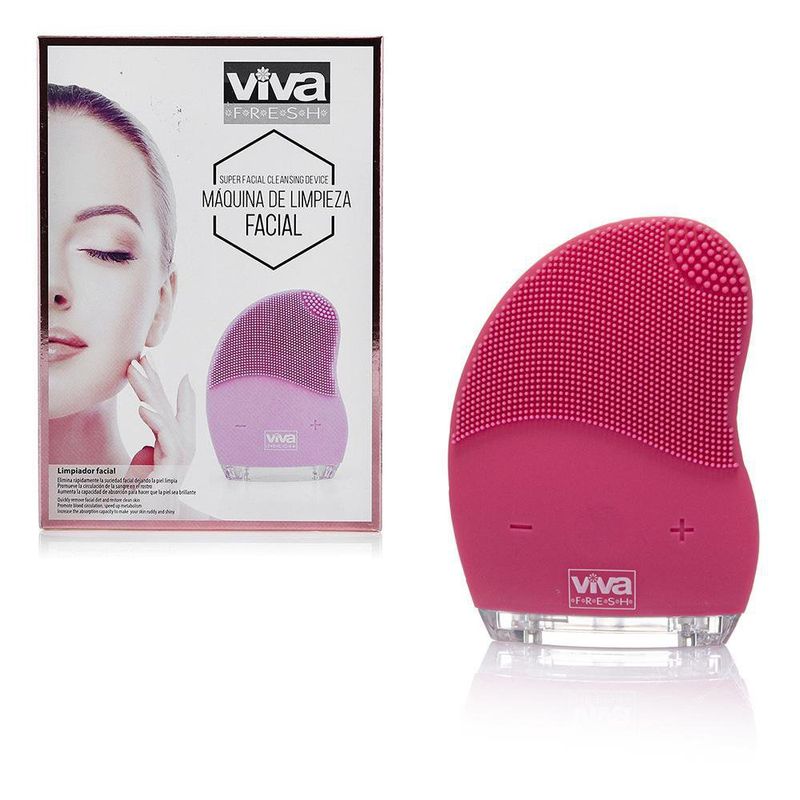 Limpiador facial electrico lila