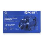 Bomba Periférica Para Agua De 1/2 Hp - Foset