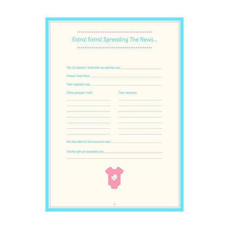 Diario Para Embarazo - Cotton Candy