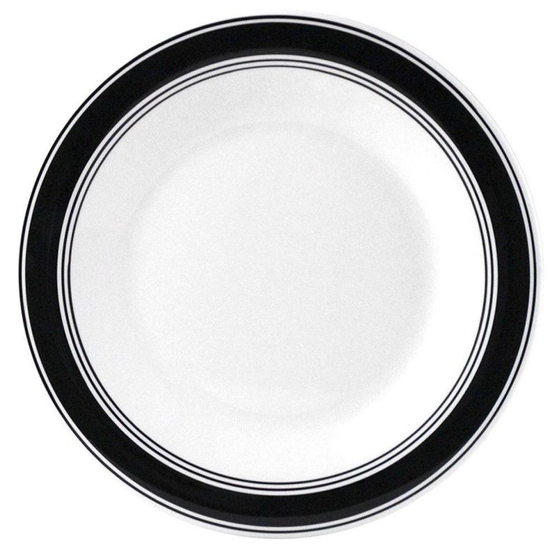 Vajilla 12 Pzs Borde Negro - Toscana